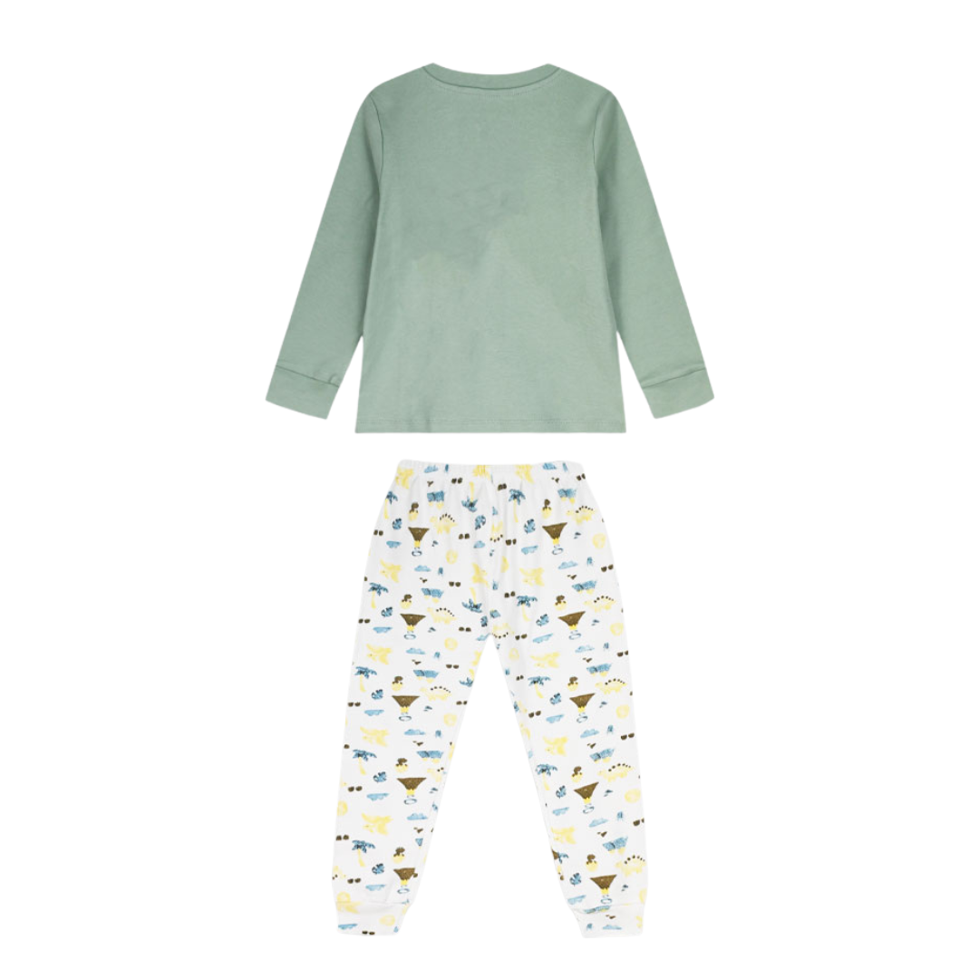 Πυζάμα Χειμερινή Gino-Dino Εκρού - Energiers - MyHouseandKids