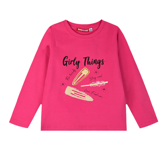 Μπλούζα Φούξια Girly Things - Energiers - MyHouseandKids