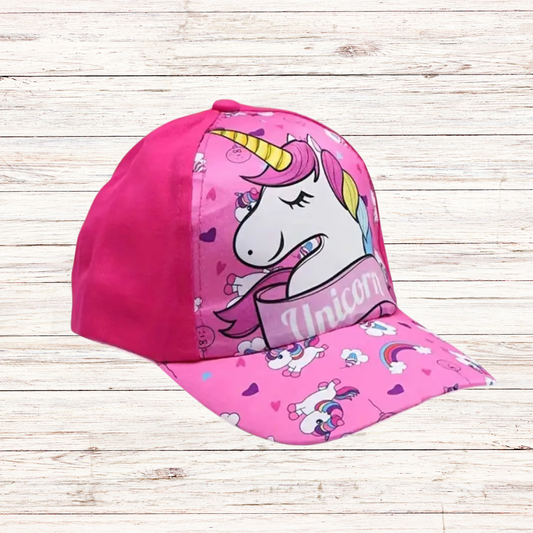 Παιδικό Jockey Καπέλο Ροζ Moνοκέρος- MyHouseandKids