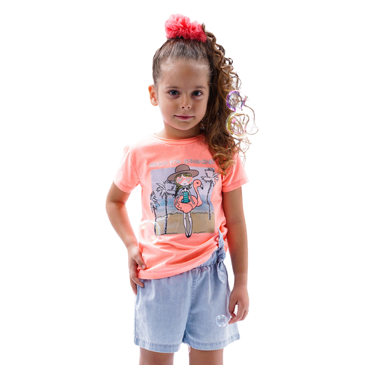 Kαλοκαιρινό Σετ Με Σορτσάκι Τζην -Energiers - MyHouseandKids