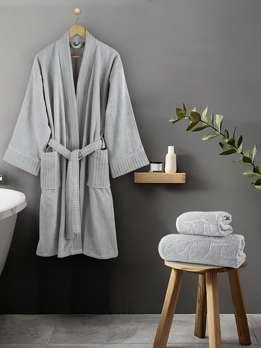 Μπουρνούζι Kimono - Large - Velvet Gray