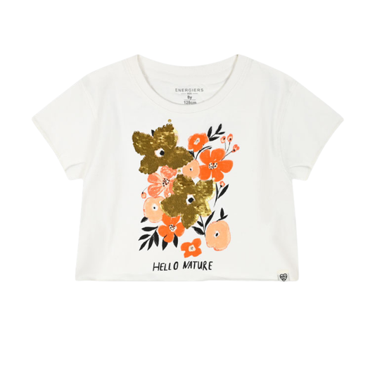 Μπλούζα Koντομάνικη Εκρού - Energiers - MyHouseandKids