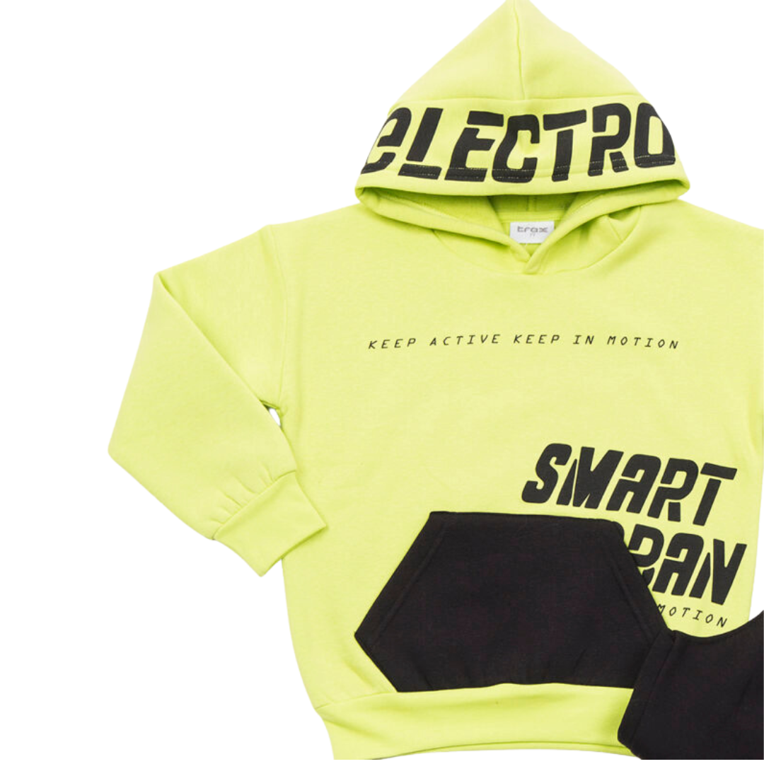 Φόρμα Φούτερ Lime - Trax - MyHouseandKids