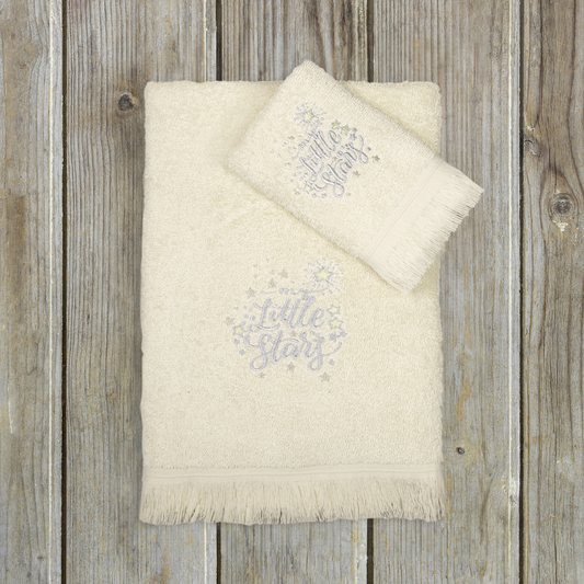 Βρεφικές Πετσέτες "Little Stars" Σετ 2 Τεμ 380gr/m² - Kocoon Nima - MyHouseandKids