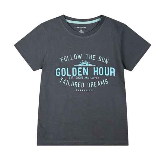 Mπλούζα Κοντομάνικη Aνθρακί - Energiers - MyHouseandKids