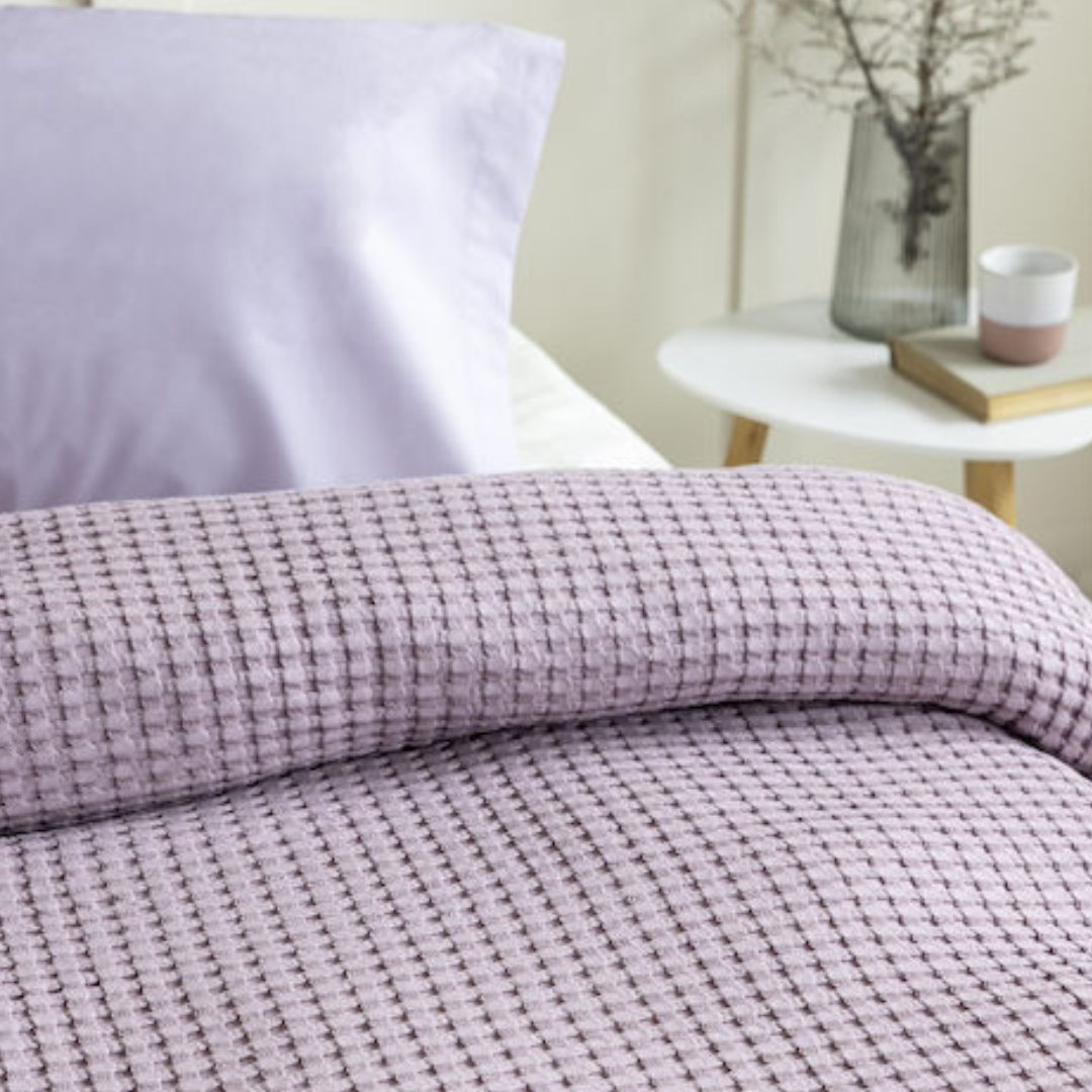 Κουβέρτα Πικέ Mονή Comfy Warm Lilac - Nima - MyHouseandKids