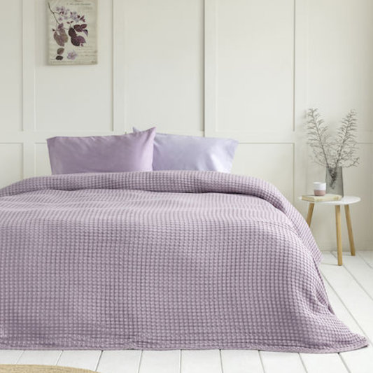 Κουβέρτα Πικέ Mονή Comfy Warm Lilac - Nima - MyHouseandKids
