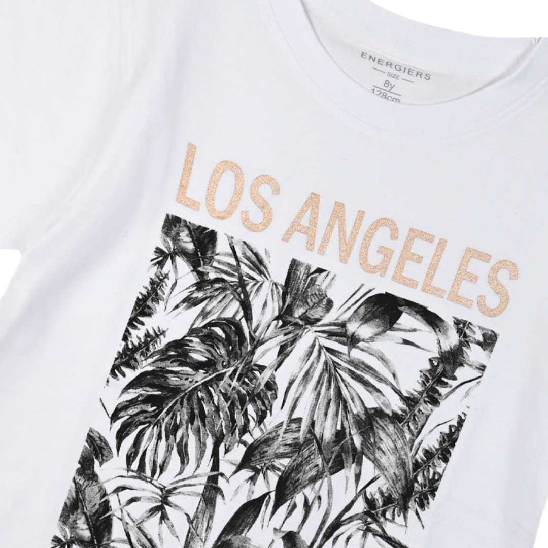 Mπλούζα Κοντομάνικη Λευκή - Energiers - MyHouseandKids