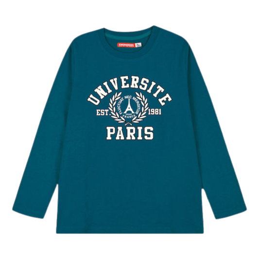 Mπλούζα Αχνούδιαστη Πετρόλ - Energiers - MyHouseandKids