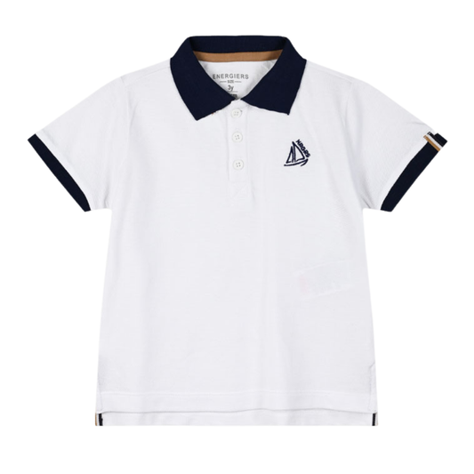 Mπλουζάκι Πολο Κοντομάνικο Λευκό - Energiers - MyHouseandKids