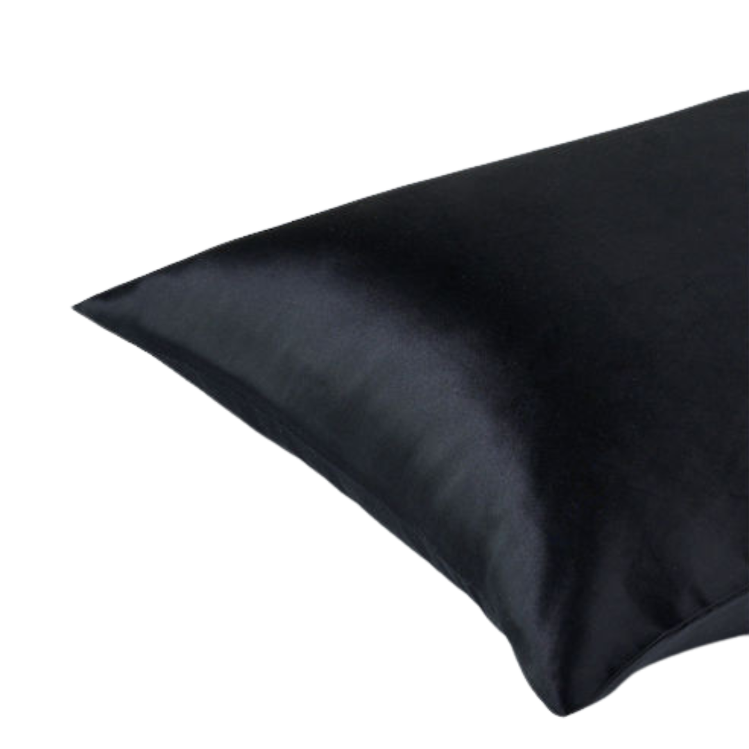 Mεταξωτή Μαξιλαροθήκη Κentia Mαύρη 50x75cm - Kentia - MyHouseandKids