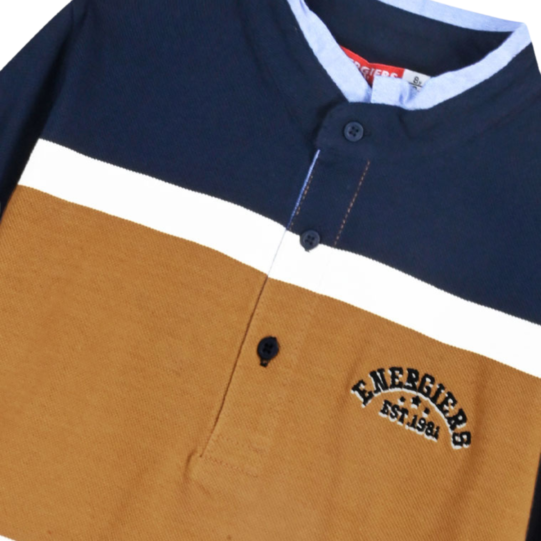 Mπλουζα Mε Μαο Γιακά Μπλε - Energiers - MyHouseandKids