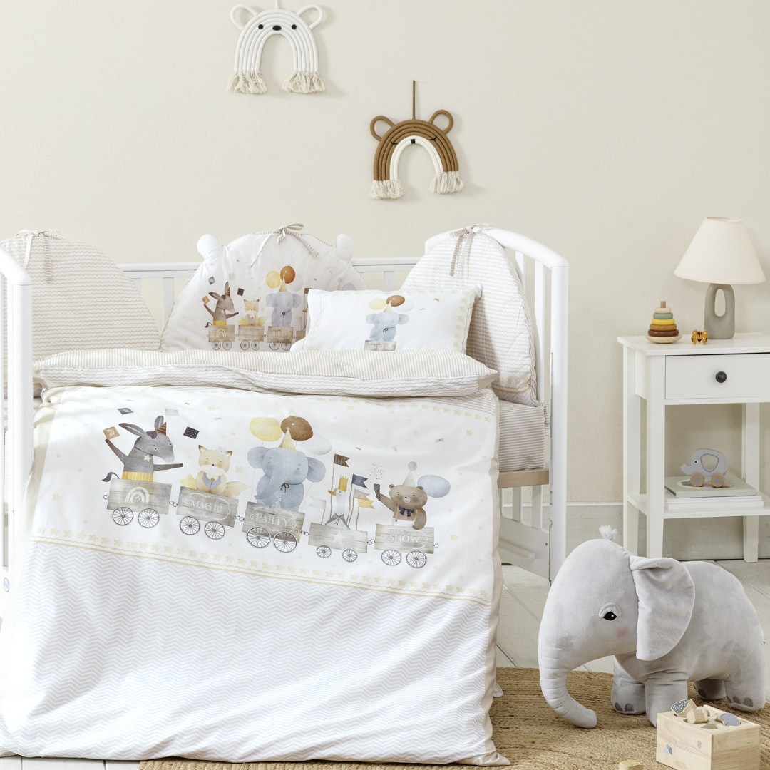 Σετ Βρεφικά Σεντόνια Λίκνου Magic Party - Nima - MyHouseandKids