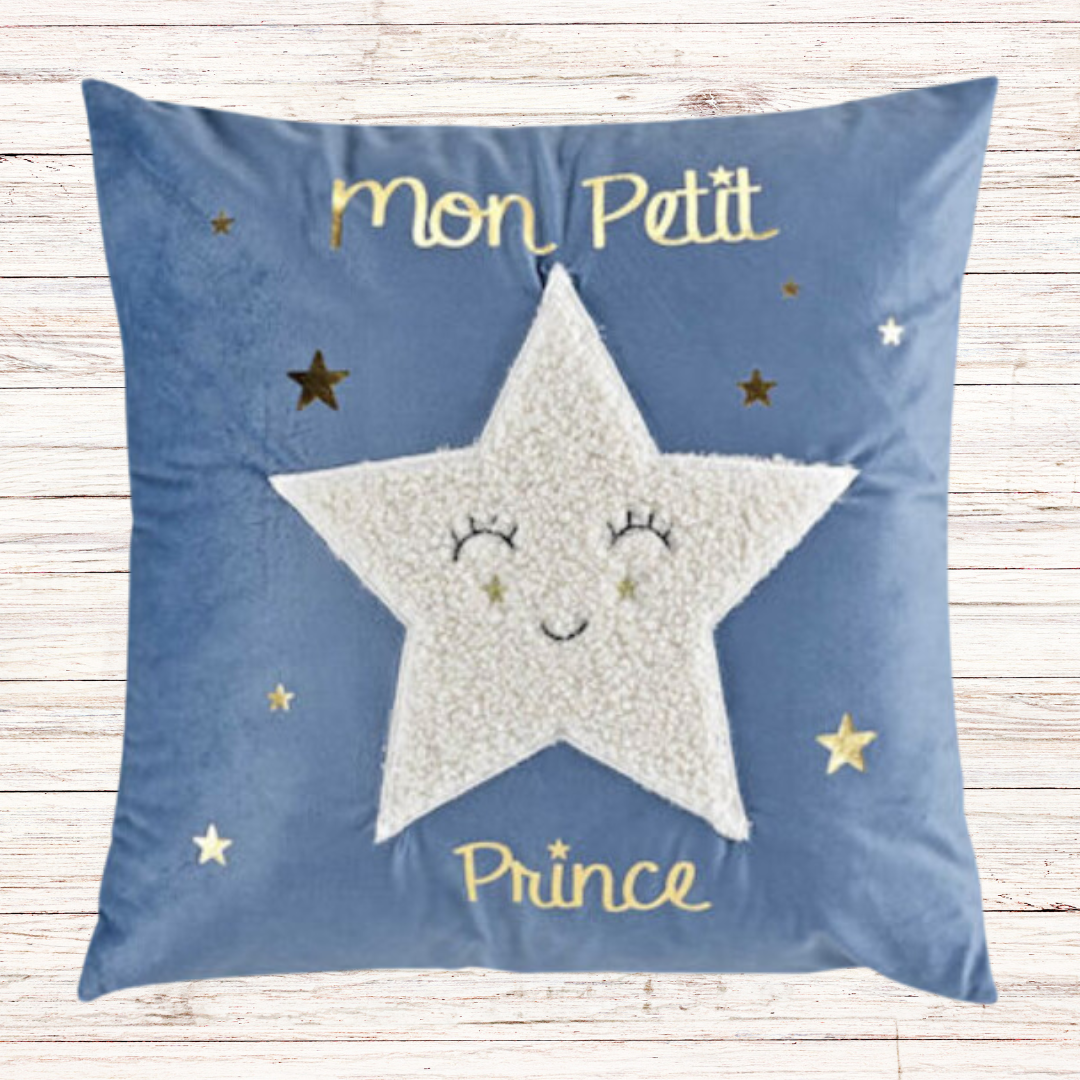 Μαξιλάρι διακοσμητικό Σχ. Mon petit - FlamingoHomeTextiles - MyHouseandKids