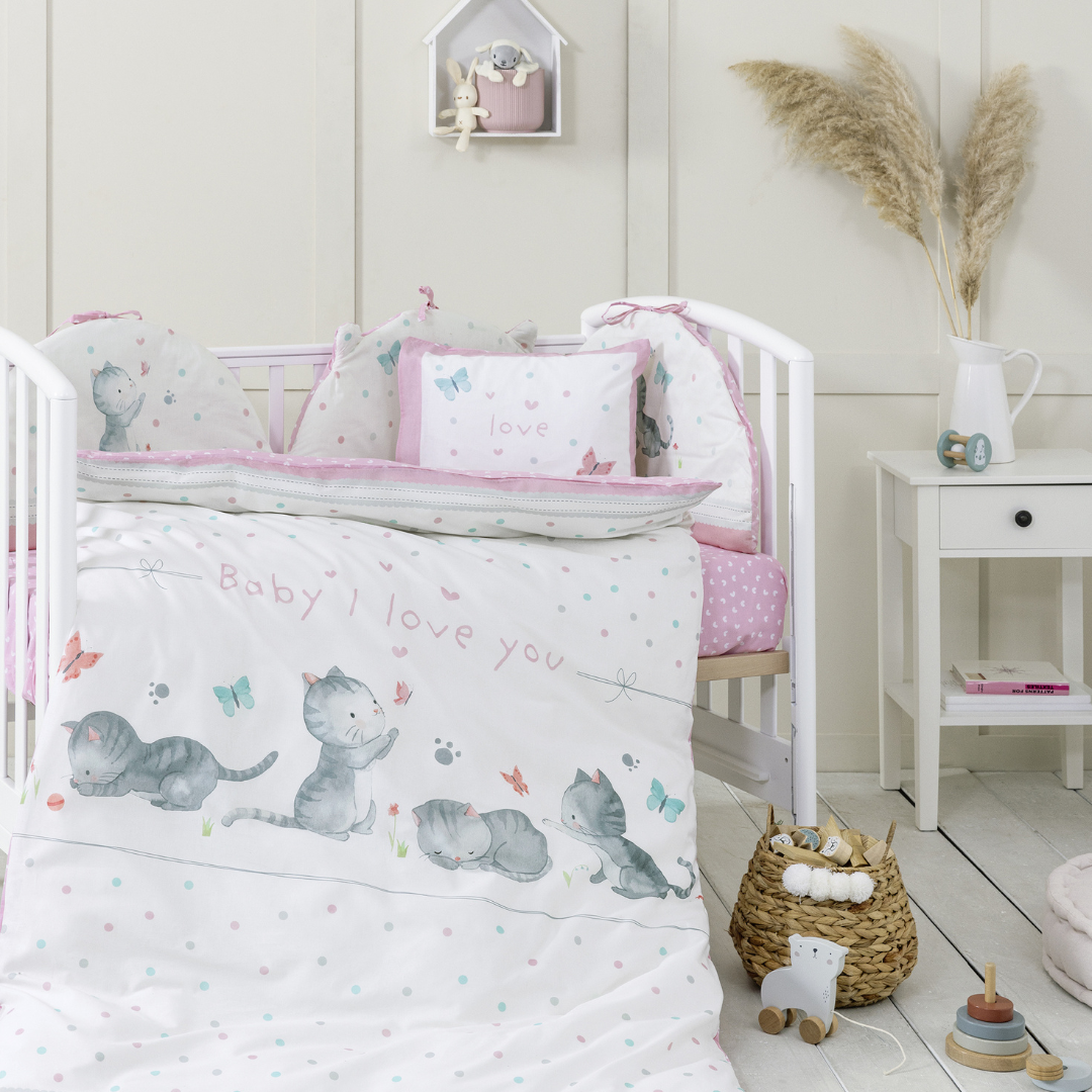 Σετ Βρεφικά Σεντόνια Λίκνου - Nima - MyHouseandKids