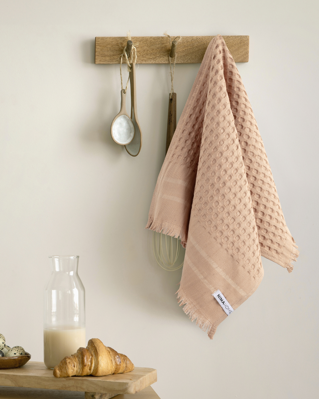 Πετσέτα Κουζίνας Πικέ Τερακότα Nima - NimaHome - MyHouseandKids