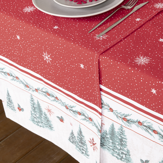 Χριστουγενιατικο Τραπεζομαντηλο North Pole 140x140cm - Nima - MyHouseandKids