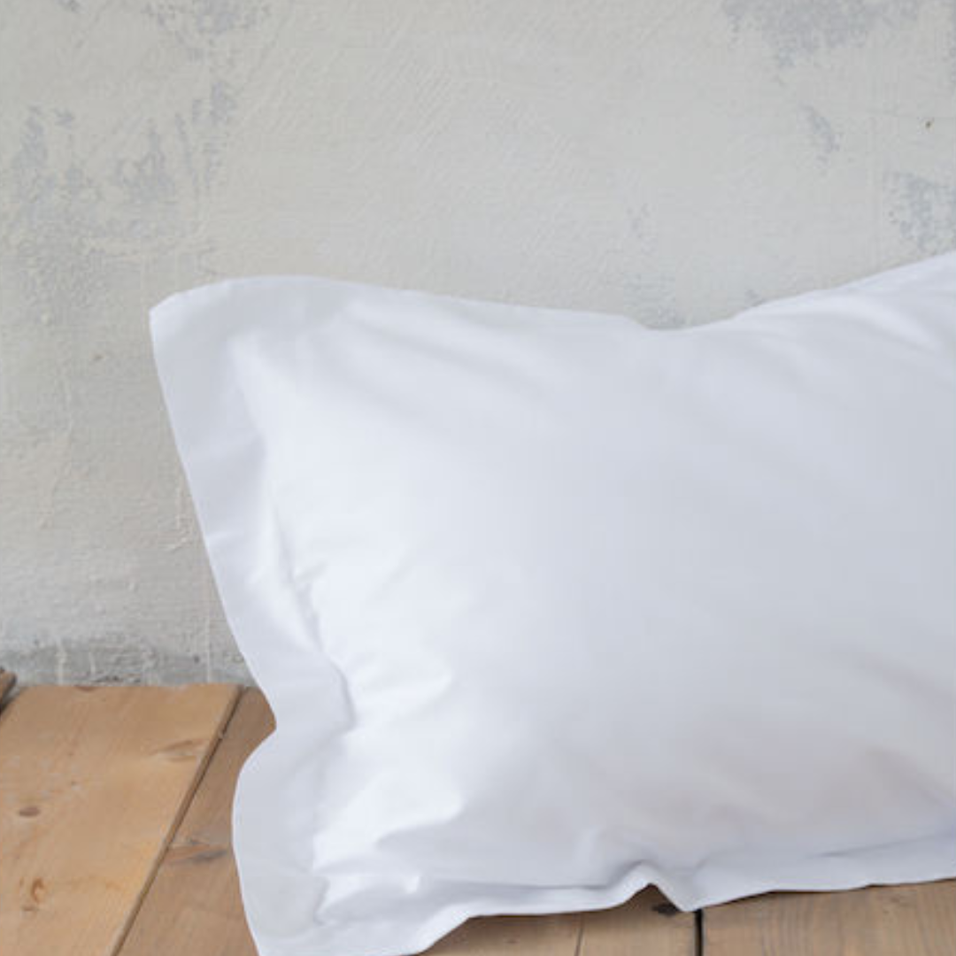Μαξιλαροθήκες Σετ Oxford Satin 52x72εκ. White - Nima - MyHouseandKids