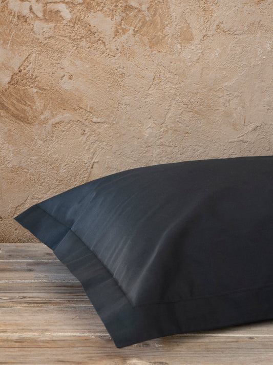 Μαξιλαροθήκες Oxford Superior Black 52x72εκ. - NimaHome - MyHouseandKids