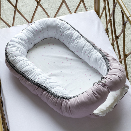 Φωλιά Βρεφικό Μαξιλάρι Pink 48x80εκ. - Νima - MyHouseandKids