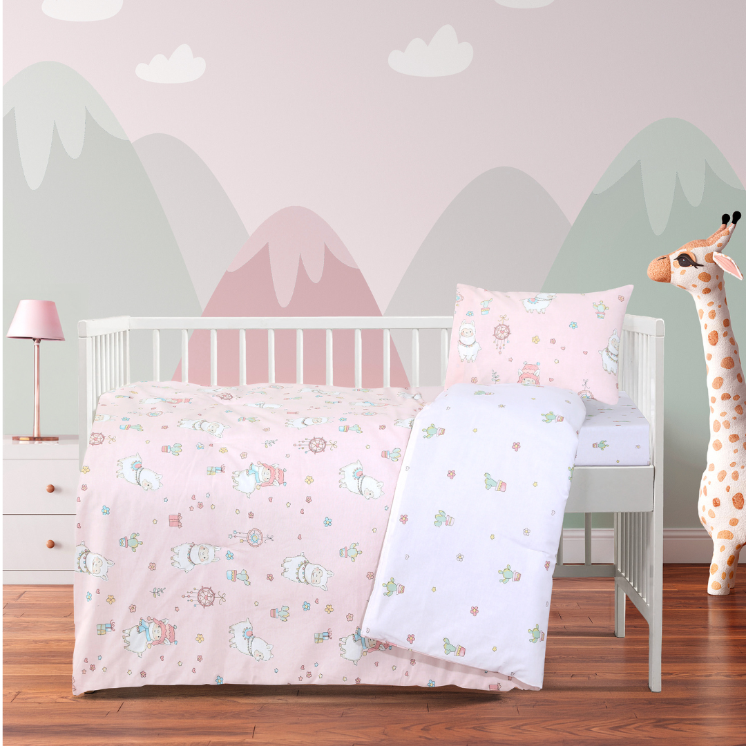 Βρεφικό Κουβερλί Pink Paca 110x150cm - NimaHome-Kocoon - MyHouseandKids