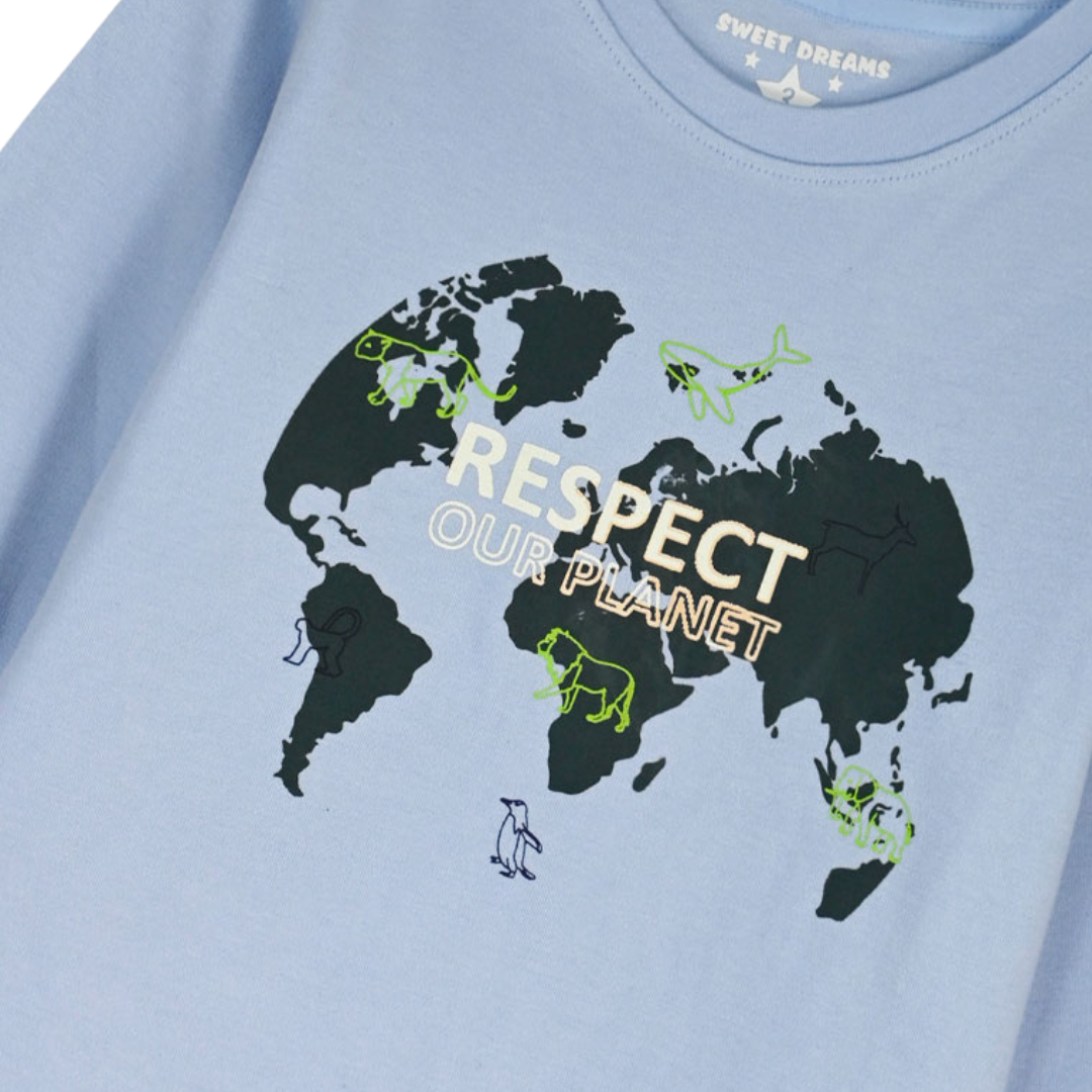 Πυζάμα Φωσφορίζουσα Εμπριμέ Respect - Energiers - MyHouseandKids