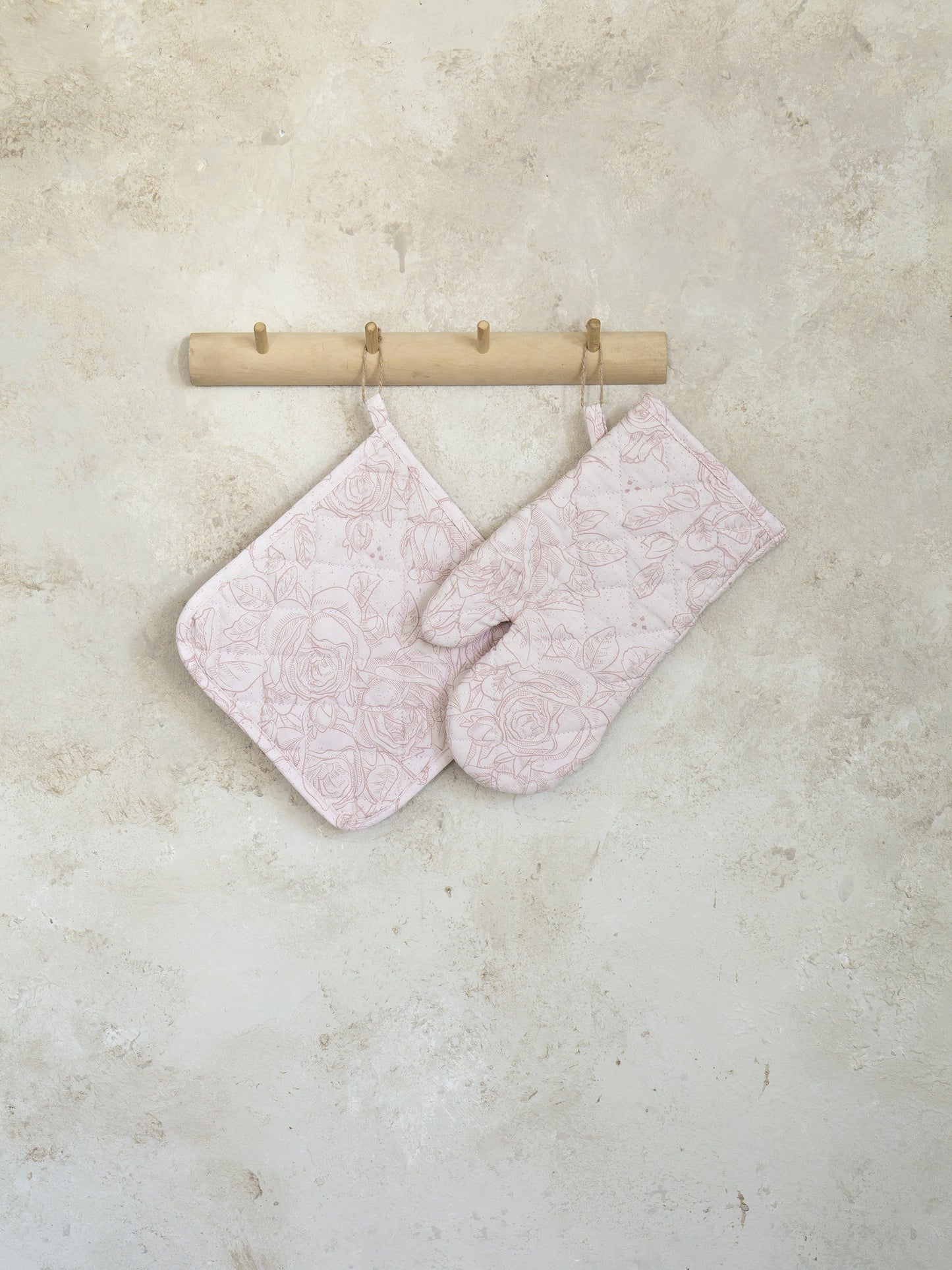 Σετ Κουζίνας (Γάντι + Πιάστρα) - Roses