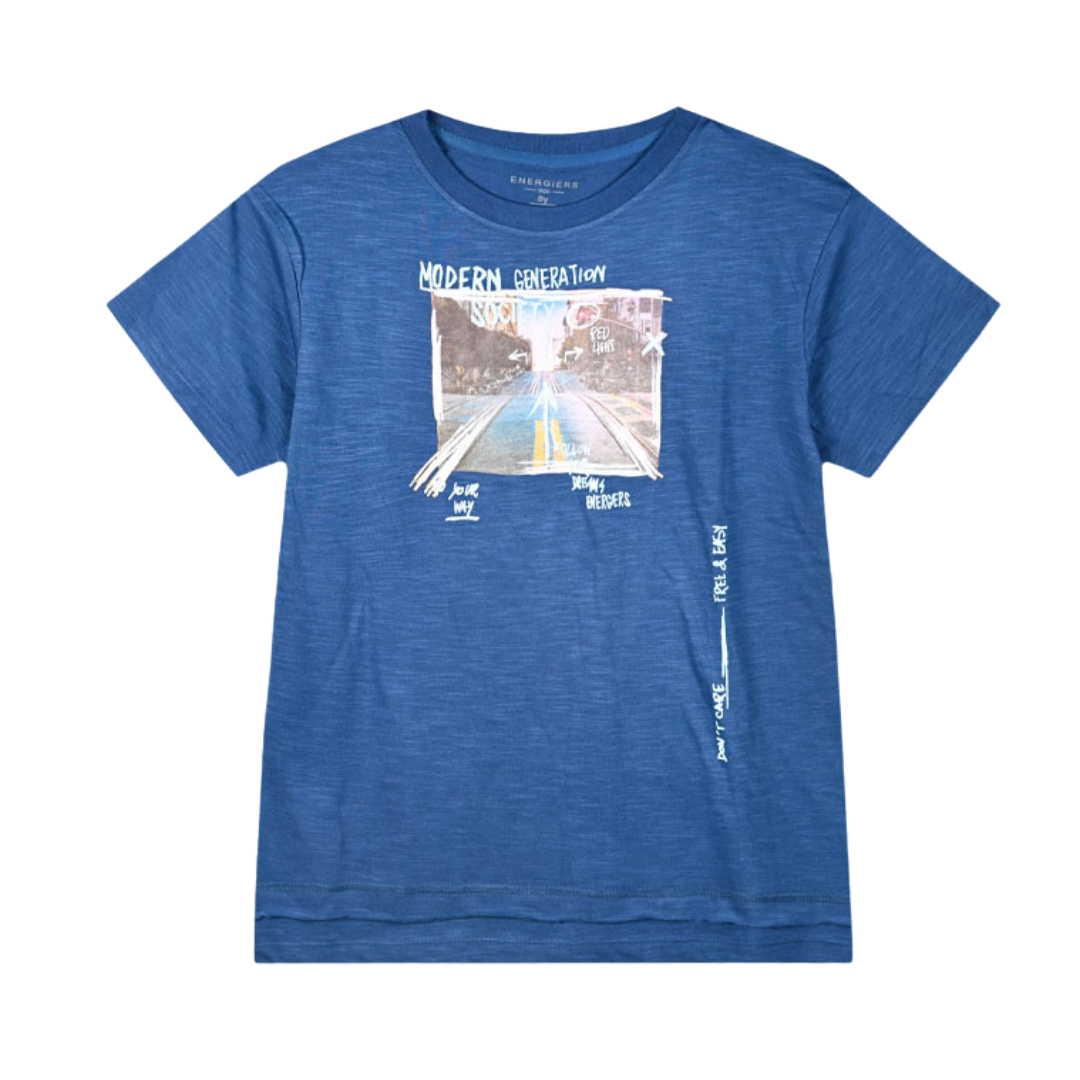 Τ-Shirt Mελανζέ "Modern Generation" - Energiers - MyHouseandKids