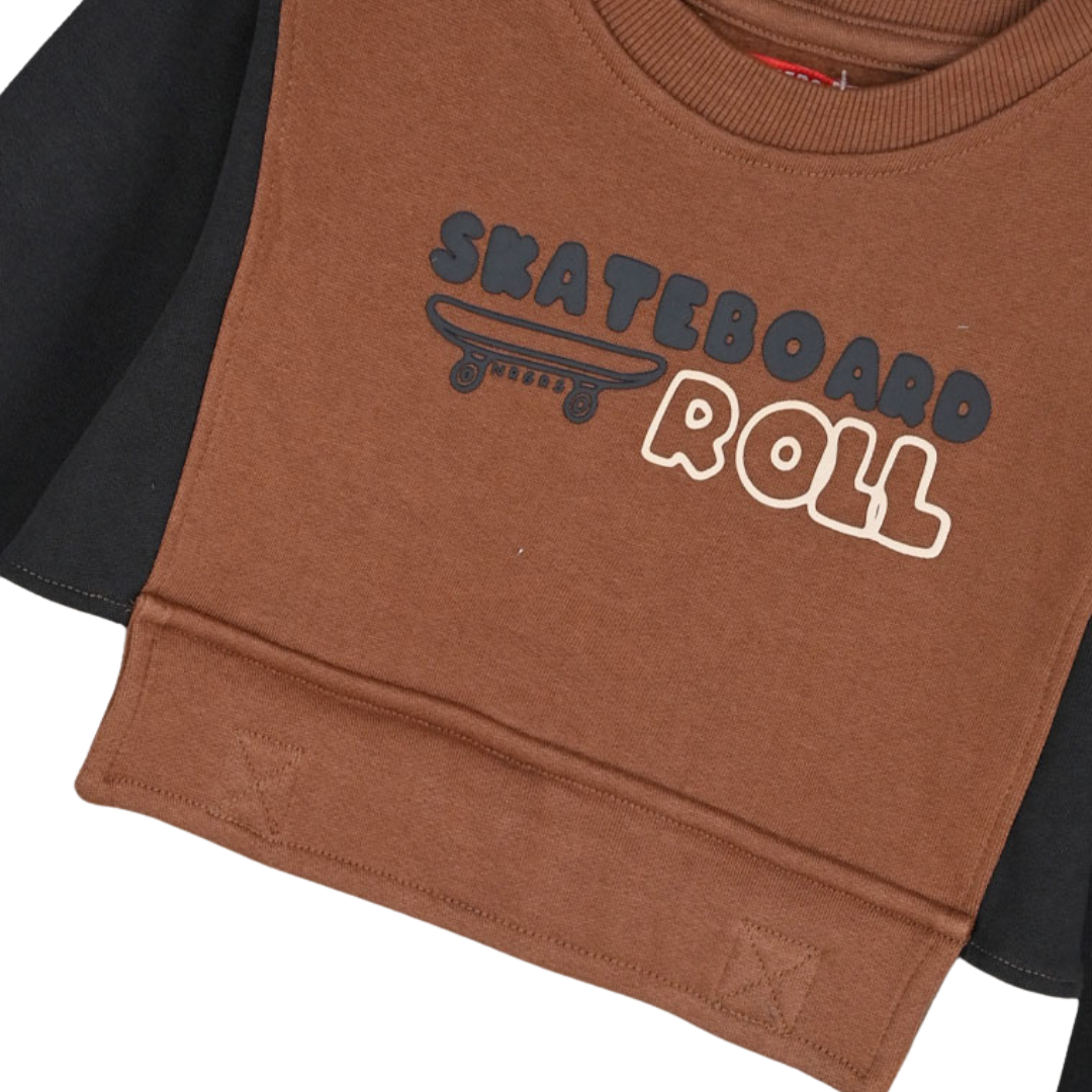 Φόρμα Σετ Σοκολά "Skateboard Roll" - Energiers - MyHouseandKids