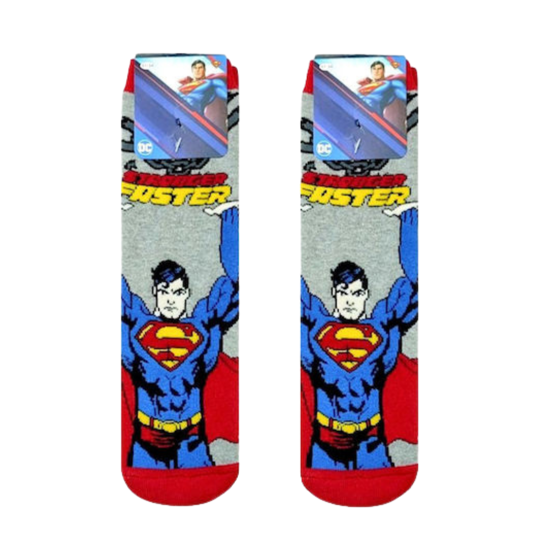 Κάλτσες Παιδικες με Τάπες Superman - Disney - ΜyHouseandKids