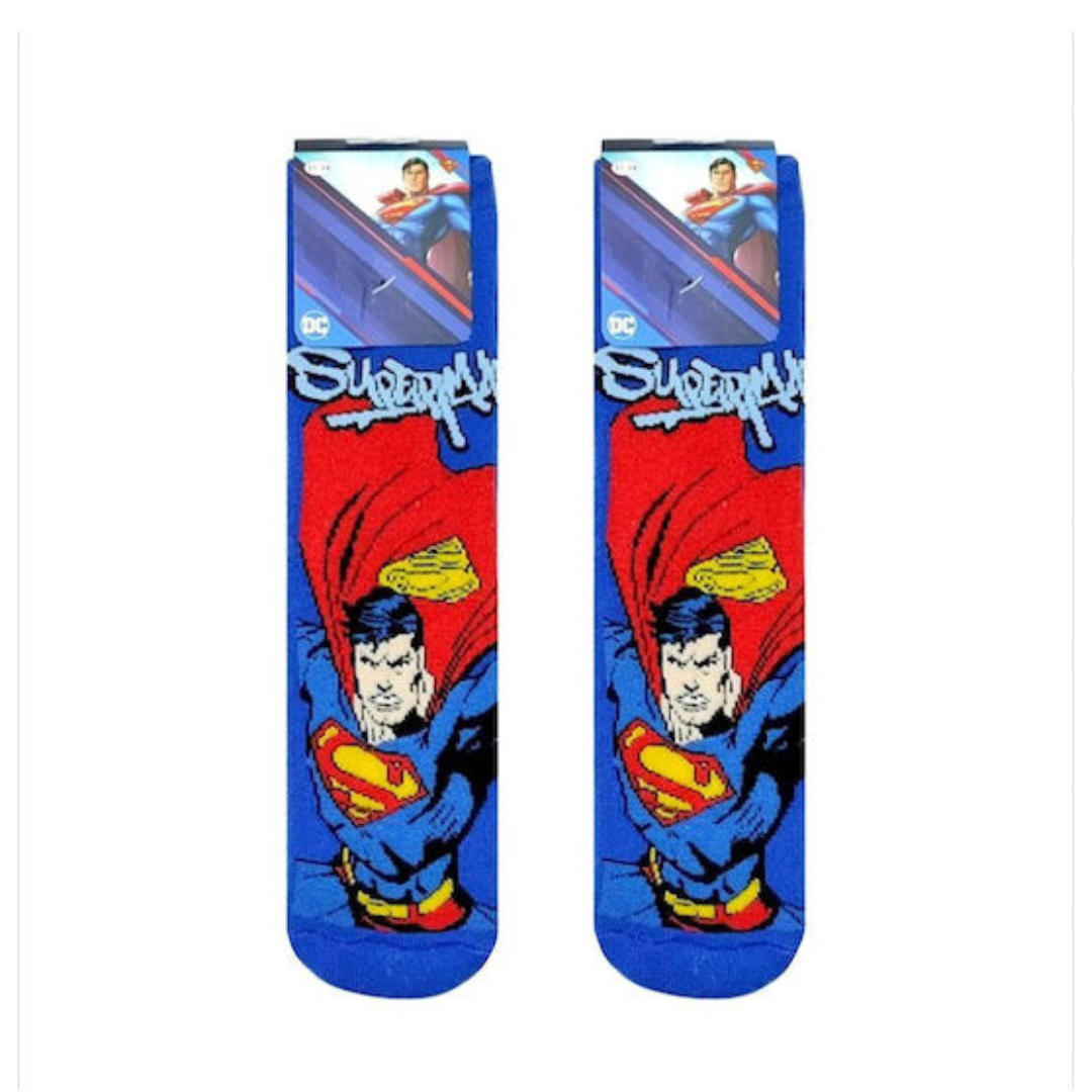 Κάλτσες Παιδικες με Τάπες Superman - Disney - ΜyHouseandKids