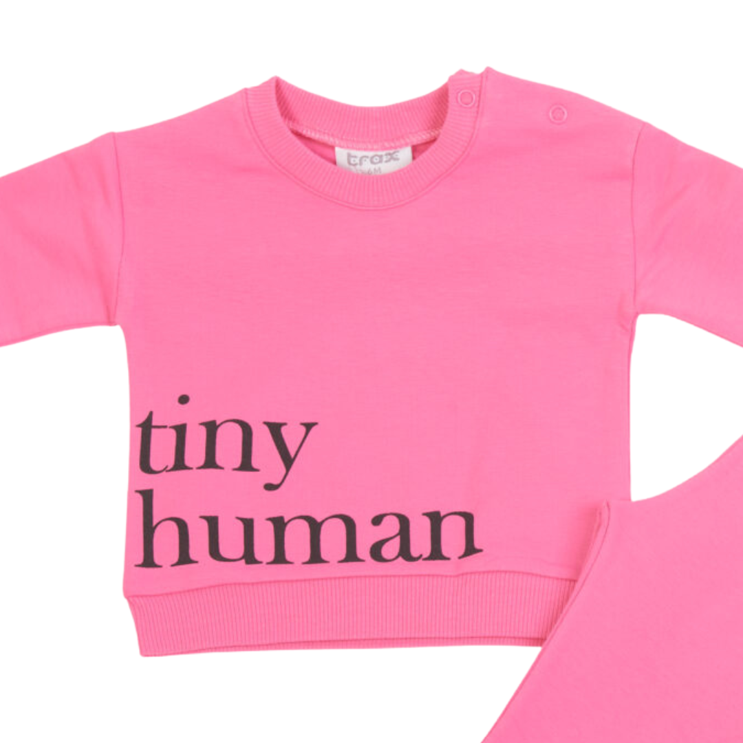Φόρμα Φούτερ Φούξια "Tiny Human" - Trax - MyHouseandKids