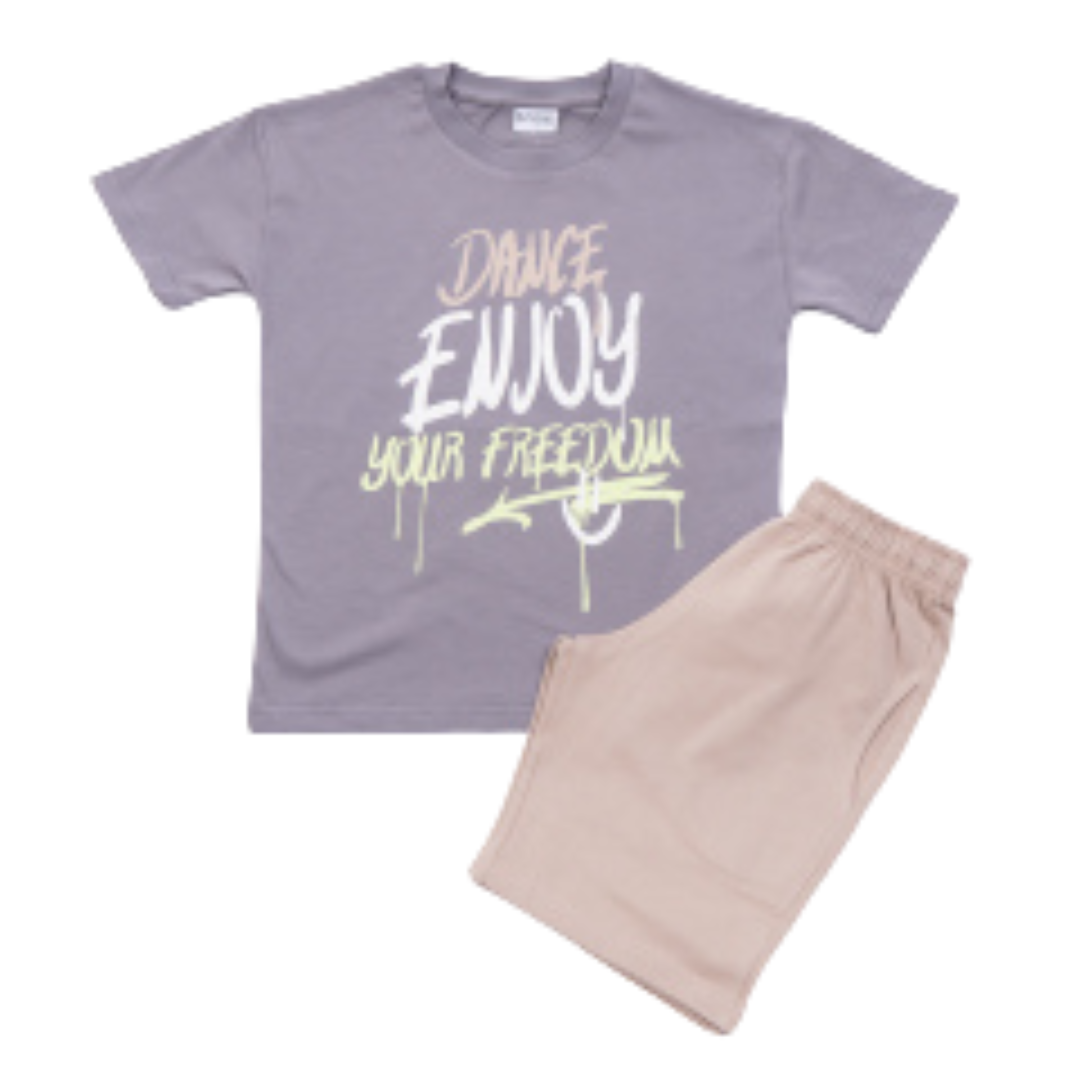 Σετ Καλοκαιρινό Ανθρακί - Trax - MyHouseandKids