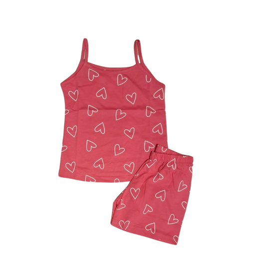 Πυζάμα Βαμβακερή Ροζ - Trax - MyHouseandKids