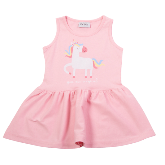 Φόρεμα Παιδικό Βαμβακερό Κουφετί - Trax - MyHouseandKids