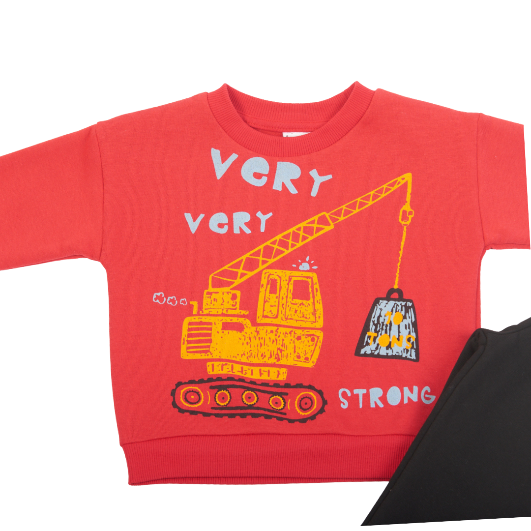 Φόρμα Φούτερ Κόκκινο - Trax - MyHouseandKids