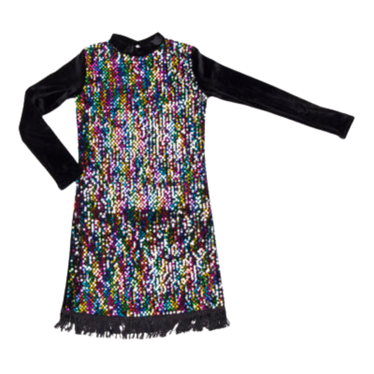 Φόρεμα Βελουτέ με Παγιέτες - Trax - MyHouseandKIds