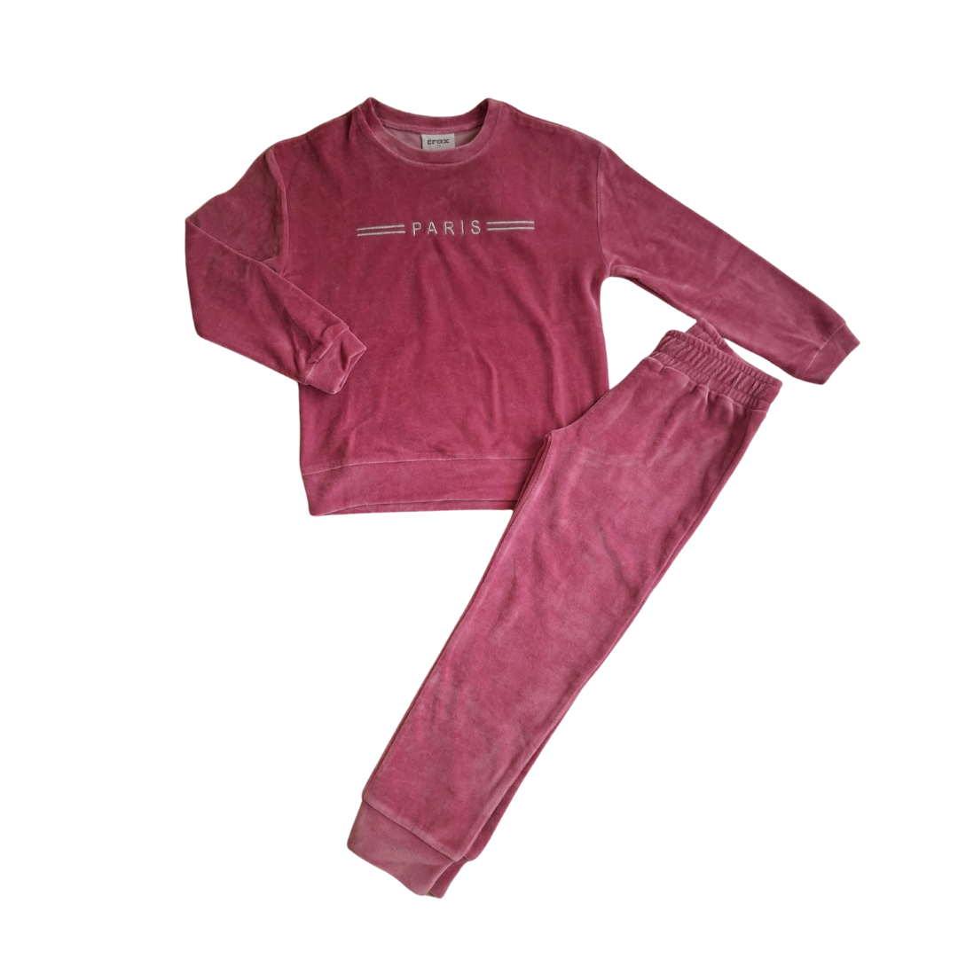 Φόρμα Βελουτέ Ροζ - Trax - MyHouseandKids