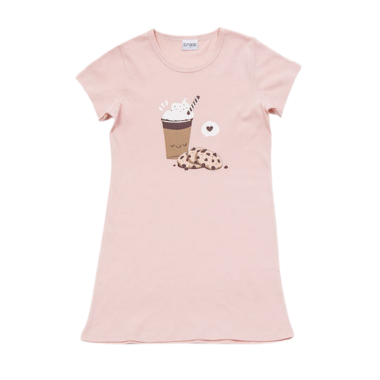 Νυχτικό Παιδικό Βαμβακερό Πούδρα - Trax - MyHouseandKids