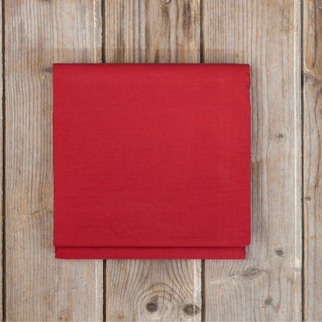 Κατωσέντονο με Λάστιχο Unicolors Absolute Red - Kocoon - MyHouseandKids
