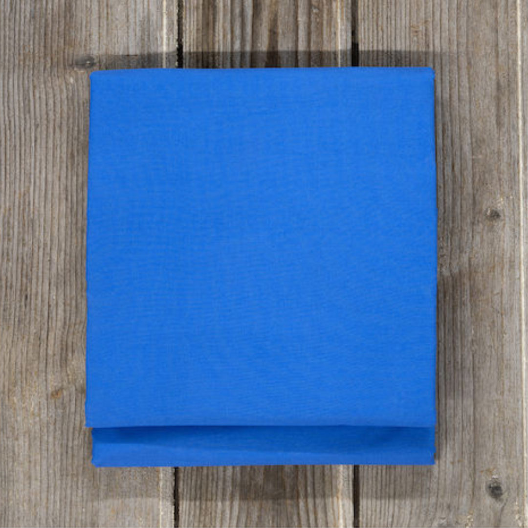 Κατωσέντονο Γίγας με Λάστιχο Unicolors Sea Blue 180x200x32 - Nima - MyHouseandKids