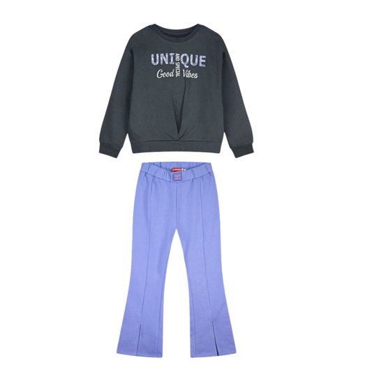 Φόρμα Φούτερ Λιλά ¨Unique" - Energiers - MyHouseandKids