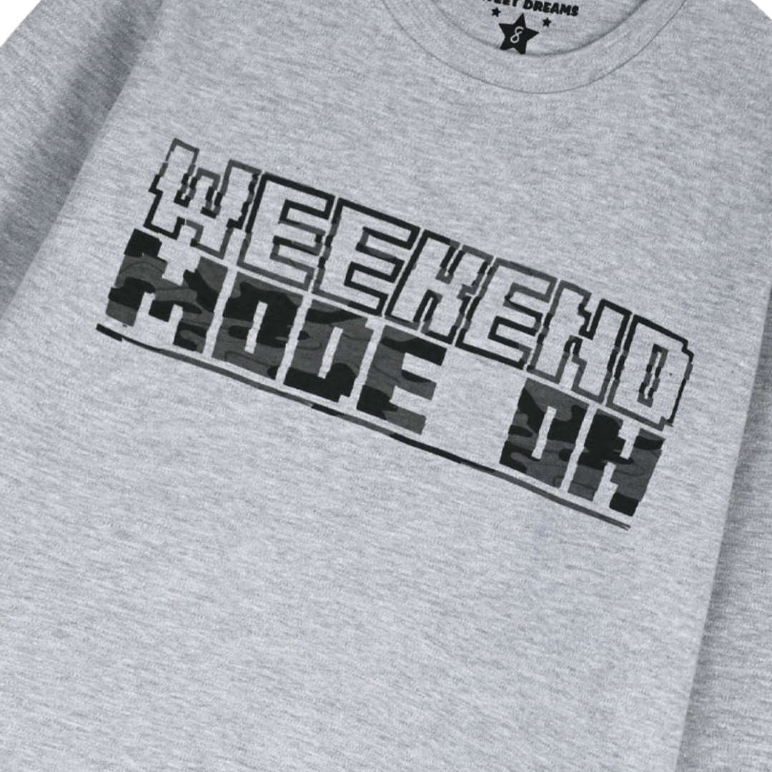 Πυζάμα βαμβακερή Weekend Μode On - Energers - MyHousendKids