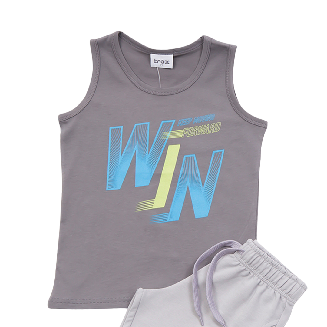 Σετ Μακό Ανθρακί "Win" - Trax - MyHouseandKids