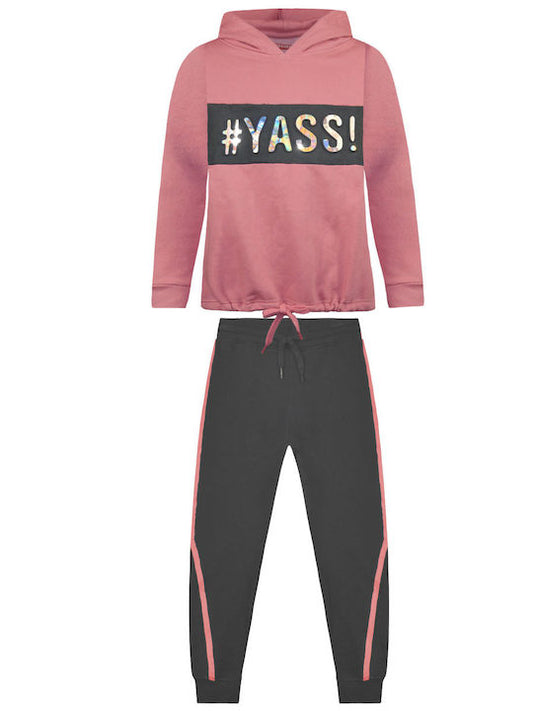 Φόρμα Φούτερ Yass Ανθρακί - Energiers - MyHouseandKids