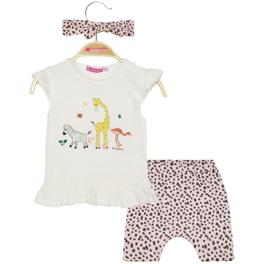 Βρεφικό Σετ 3 Τεμ. Αnimal Ρrint - Energiers - MyHouseandKids