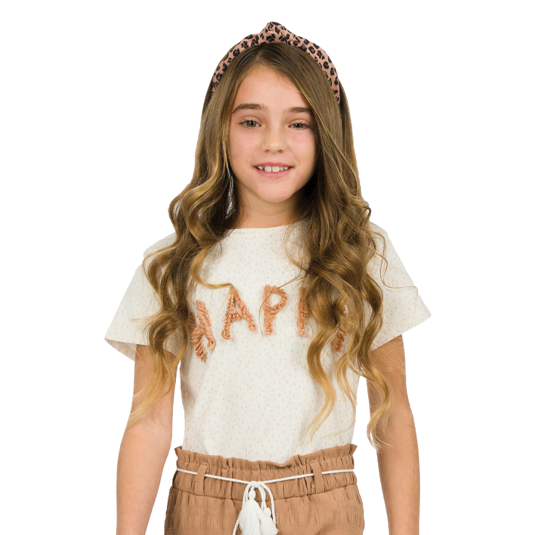 Μπλούζα Εκρού "Happy" - Energiers - MyHouseandKids