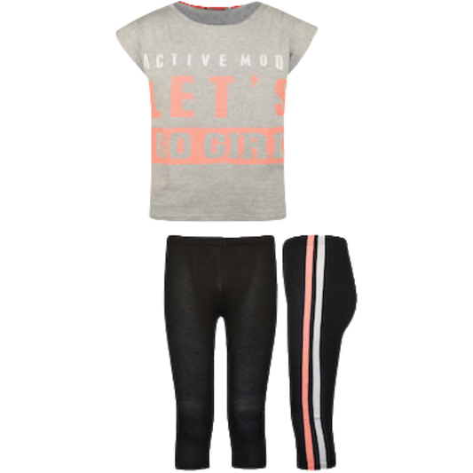 Σετ με Κολάν Καλοκαιρινό "LET' S GO GIRL" - Energiers - MyHouseandKids