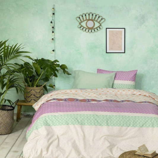 Σετ Σεντόνια με Λάστιχο Nais Lavender - NimaHome - MyHouseandKids