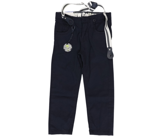 Παντελόνι Παιδικό Υφασμάτινο Μπλε - New College - MyHouseandKids